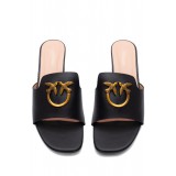 ΓΥΝΑΙΚΕΙΟ ΠΕΔΙΛΟ MULE BUYBRAND ΣΥΝΘΕΤΙΚΟ ΔΕΡΜΑ ΜΑΥΡΟ ΧΡΥΣΗ ΑΓΚΡΑΦΑ BB832-1/BLACK