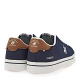 ΑΝΔΡΙΚΟ SNEAKER BEVERLY HILLS POLO CLUB ΥΦΑΣΜΑ ΜΠΛΕ W530H1111051