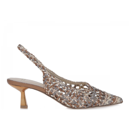 ΓΥΝΑΙΚΕΙΑ ΓΟΒΑ SLINGBACK EXE ΣΥΝΘΕΤΙΚΟ ΠΛΕΚΤΟ ΜΠΡΟΝΖΕ ΠΟΛΥΧΡΩΜΟ U470085131L5