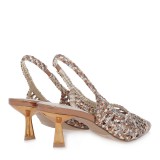 ΓΥΝΑΙΚΕΙΑ ΓΟΒΑ SLINGBACK EXE ΣΥΝΘΕΤΙΚΟ ΠΛΕΚΤΟ ΜΠΡΟΝΖΕ ΠΟΛΥΧΡΩΜΟ U470085131L5