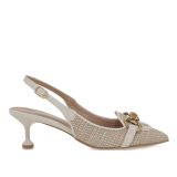 ΓΥΝΑΙΚΕΙΑ ΓΟΒΑ SLINGBACK EXE ΨΑΘΑ ΣΥΝΘΕΤΙΚΟ ΜΠΕΖ ΕΚΡΟΥ ΑΓΚΡΑΦΑ U485L381423E