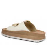ΓΥΝΑΙΚΕΙΟ FLAT ΑΝΑΤΟΜΙΚΟ ΠΕΔΙΛΟ FANTASY SANDALS ZEFI ΔΕΡΜΑ ΛΕΥΚΟ S1100-WHITE
