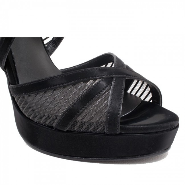 Γυναικείο πέδιλο Katia Shoes Α3223 Μαύρο (Ελληνικό)
