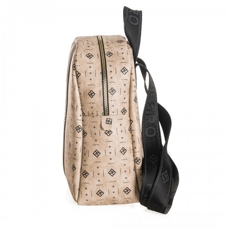 ΓΥΝΑΙΚΕΙΑ ΤΣΑΝΤΑ ΠΛΑΤΗΣ PIERRO ACCESSORIES MONOGRAM ΟΙΚΟΛΟΓΙΚΟ ΔΕΡΜΑ ΜΟΚΑ 90851PM04