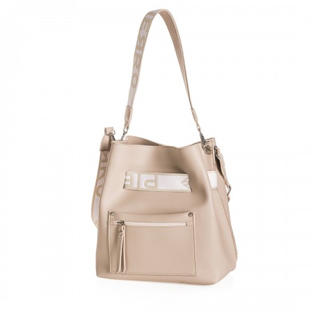 ΓΥΝΑΙΚΕΙΑ ΤΣΑΝΤΑ ΩΜΟΥ ΧΙΑΣΤΙ PIERRO ACCESSORIES URBAN STRAP COLLECTION ΟΙΚΟΛΟΓΙΚΟ ΔΕΡΜΑ ΜΠΕΖ ELEPHANT  90901LR41
