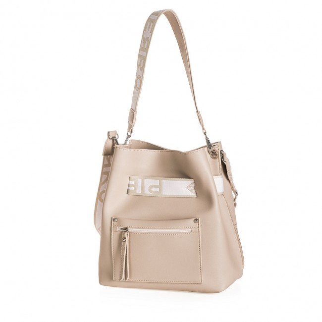 ΓΥΝΑΙΚΕΙΑ ΤΣΑΝΤΑ ΩΜΟΥ ΧΙΑΣΤΙ PIERRO ACCESSORIES URBAN STRAP COLLECTION ΟΙΚΟΛΟΓΙΚΟ ΔΕΡΜΑ ΜΠΕΖ ELEPHANT  90901LR41