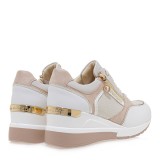 ΓΥΝΑΙΚΕΙΟ SNEAKER WEDGES ΑΘΛΗΤΙΚΟ RENATO GARINI ΣΥΝΘΕΤΙΚΟ OFF WHITE ΣΤΑΜΠΑ ΛΕΥΚΟ S119R45034A6