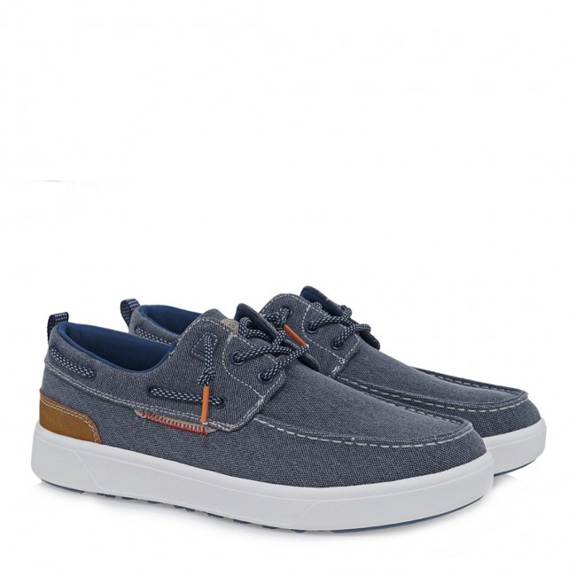 ΑΝΔΡΙΚΟ CASUAL RENATO GARINI ΥΦΑΣΜΑ  ΜΠΛΕ CANVAS ΤΑΜΠΑ U589S07711C7