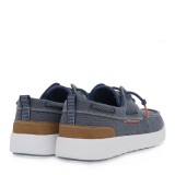 ΑΝΔΡΙΚΟ CASUAL RENATO GARINI ΥΦΑΣΜΑ  ΜΠΛΕ CANVAS ΤΑΜΠΑ U589S07711C7