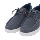 ΑΝΔΡΙΚΟ CASUAL RENATO GARINI ΥΦΑΣΜΑ  ΜΠΛΕ CANVAS ΤΑΜΠΑ U589S07711C7
