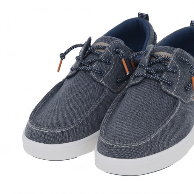 ΑΝΔΡΙΚΟ CASUAL RENATO GARINI ΥΦΑΣΜΑ  ΜΠΛΕ CANVAS ΤΑΜΠΑ U589S07711C7