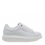 ΑΝΔΡΙΚΟ SNEAKER RENATO GARINI ΣΥΝΘΕΤΙΚΟ ΔΕΡΜΑ ΛΕΥΚΟ  U57007213651