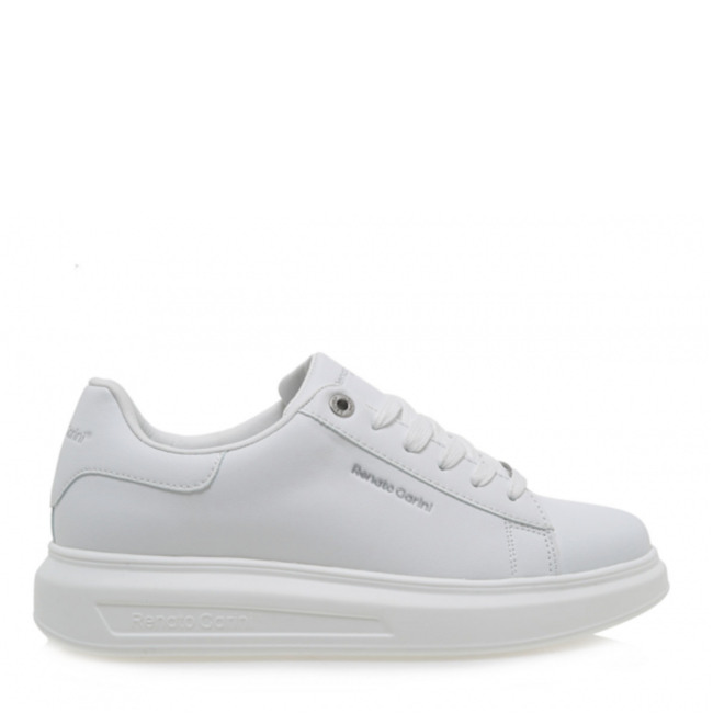 ΑΝΔΡΙΚΟ SNEAKER RENATO GARINI ΣΥΝΘΕΤΙΚΟ ΔΕΡΜΑ ΛΕΥΚΟ  U57007213651