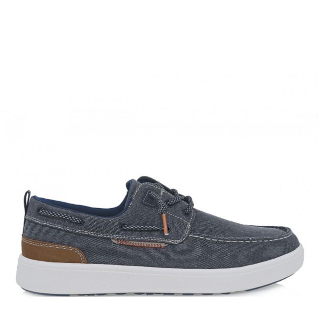 ΑΝΔΡΙΚΟ CASUAL RENATO GARINI ΥΦΑΣΜΑ  ΜΠΛΕ CANVAS ΤΑΜΠΑ U589S07711C7