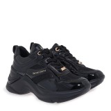 ΓΥΝΑΙΚΕΙΟ SNEAKER RENATO GARINI ΣΥΝΘΕΤΙΚΟ ΔΕΡΜΑ ΜΑΥΡΟ ΒΕΡΝΙ ΣΠΑΣΤΟ ΜΑΥΡΟ V119R164429Z