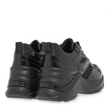 ΓΥΝΑΙΚΕΙΟ SNEAKER RENATO GARINI ΣΥΝΘΕΤΙΚΟ ΔΕΡΜΑ ΜΑΥΡΟ ΒΕΡΝΙ ΣΠΑΣΤΟ ΜΑΥΡΟ V119R164429Z