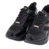 ΓΥΝΑΙΚΕΙΟ SNEAKER RENATO GARINI ΣΥΝΘΕΤΙΚΟ ΔΕΡΜΑ ΜΑΥΡΟ ΒΕΡΝΙ ΣΠΑΣΤΟ ΜΑΥΡΟ V119R164429Z
