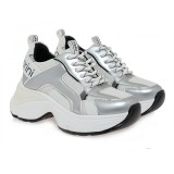 ΓΥΝΑΙΚΕΙΟ SNEAKER RENATO GARINI ΣΥΝΘΕΤΙΚΟ ΛΕΥΚΟ/ΑΣΗΜΙ V119R7453480