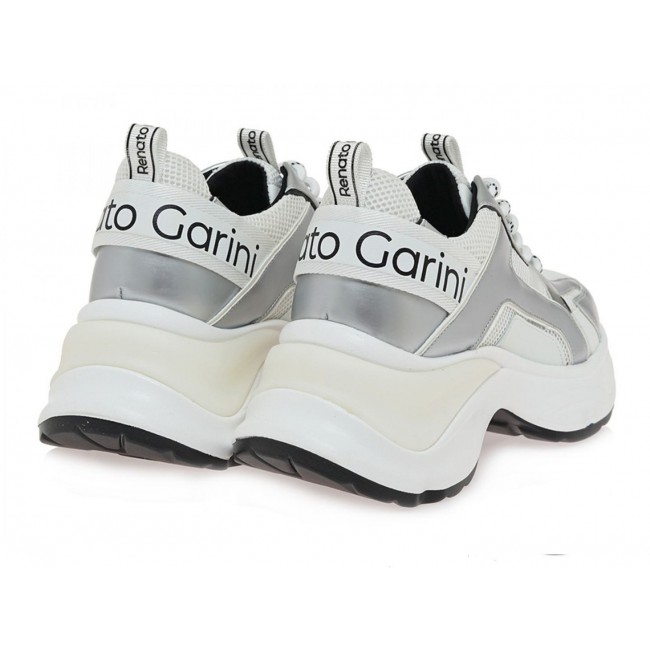ΓΥΝΑΙΚΕΙΟ SNEAKER RENATO GARINI ΣΥΝΘΕΤΙΚΟ ΛΕΥΚΟ/ΑΣΗΜΙ V119R7453480