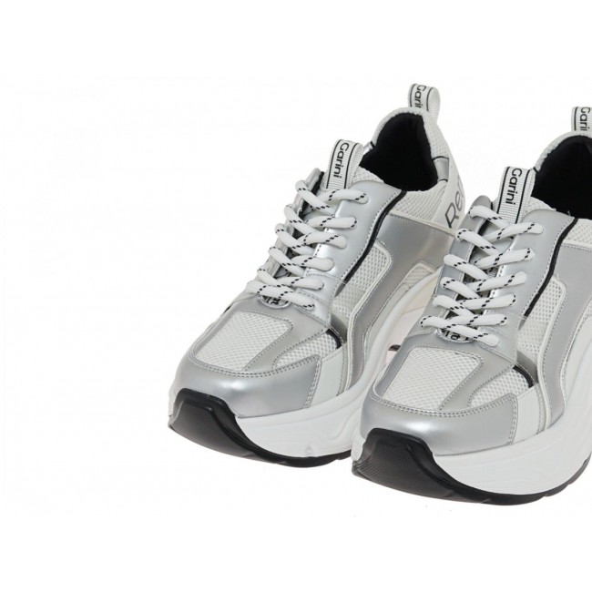ΓΥΝΑΙΚΕΙΟ SNEAKER RENATO GARINI ΣΥΝΘΕΤΙΚΟ ΛΕΥΚΟ/ΑΣΗΜΙ V119R7453480