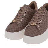 ΓΥΝΑΙΚΕΙΟ SNEAKER RENATO GARINI ΣΥΝΘΕΤΙΚΟ ΔΕΡΜΑ ΠΟΥΡΟ ΣΤΑΜΠΑ ΠΟΥΡΟ V119R88535R4