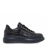 ΓΥΝΑΙΚΕΙΟ SNEAKER RENATO GARINI ΣΥΝΘΕΤΙΚΟ ΔΕΡΜΑ ΜΑΥΡΟ ΚΡΟΚΟ ΚΑΦΕ V119R4582A76