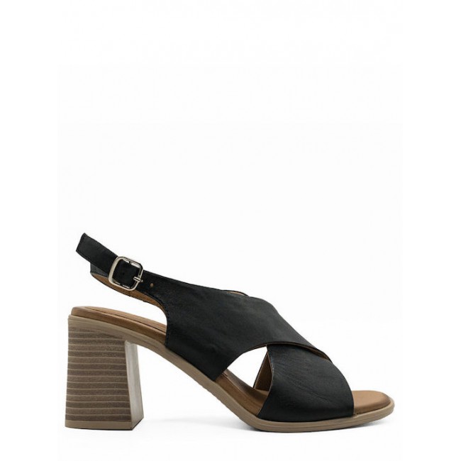 ΓΥΝΑΙΚΕΙΟ ΠΕΔΙΛΟ ROBINSON ΔΕΡΜΑ ΜΑΥΡΟ 38022-132 -BLACK