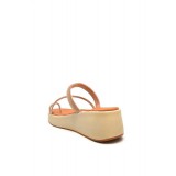 ΓΥΝΑΙΚΕΙΟ FLATFORM ΠΕΔΙΛΟ RAGAZZA ΔΕΡΜΑ ΡΟΖ ΧΡΥΣΟ ΣΤΡΑΣ 01130-GOLDENROSE