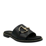 ΓΥΝΑΙΚΕΙΟ FLAT ΠΕΔΙΛΟ RAGAZZA ΔΕΡΜΑ ΜΑΥΡΟ 01035-BLACK