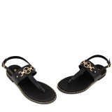 ΓΥΝΑΙΚΕΙΟ FLAT ΠΕΔΙΛΟ RAGAZZA ΔΕΡΜΑ ΜΑΥΡΟ 01070-BLACK