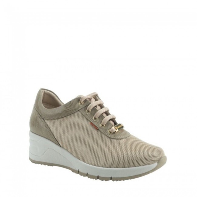 ΓΥΝΑΙΚΕΙΟ SNEAKER RAGAZZA ΣΥΝΘΕΤΙΚΟ ΥΦΑΣΜΑ ΑΜΜΟΣ 0329-SAND