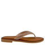 ΓΥΝΑΙΚΕΙΟ FLAT ΠΕΔΙΛΟ RAGAZZA ΔΕΡΜΑ ΧΑΛΚΟΣ ΣΤΡΑΣ 01123-XALCO