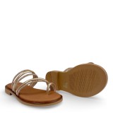 ΓΥΝΑΙΚΕΙΟ FLAT ΠΕΔΙΛΟ RAGAZZA ΔΕΡΜΑ ΧΑΛΚΟΣ ΣΤΡΑΣ 01120-Xalco