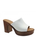 ΓΥΝΑΙΚΕΙΟ ΠΕΔΙΛΟ MULES RAGAZZA ΔΕΡΜΑ ΛΕΥΚΟ 0920-WHITE