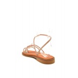 ΓΥΝΑΙΚΕΙΟ FLAT ΠΕΔΙΛΟ RAGAZZA ΔΕΡΜΑ ΧΑΛΚΟΣ ΣΤΡΑΣ 01122-XALCO
