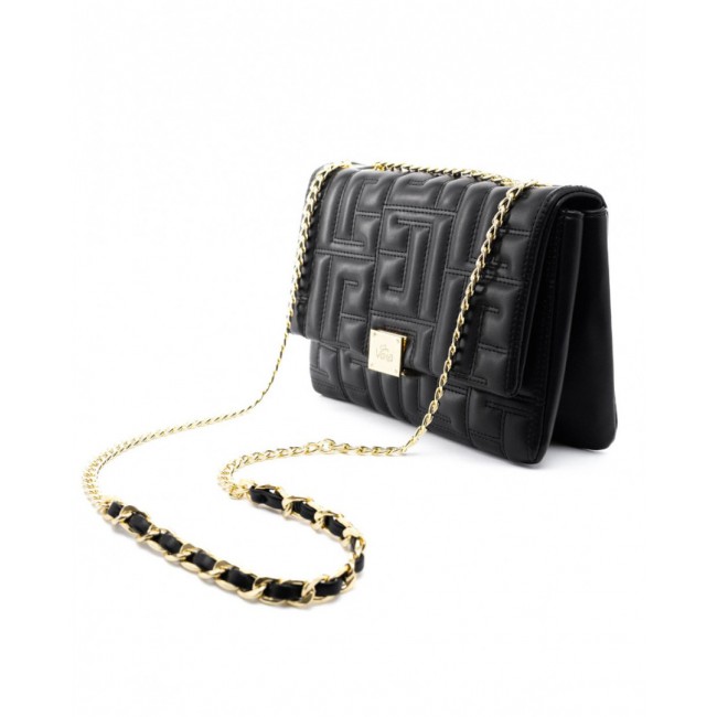 ΓΥΝΑΙΚΕΙΑ ΤΣΑΝΤΑ ΩΜΟΥ VETA ACCESSORIES KRISTEN ΟΙΚΟΛΟΓΙΚΟ ΔΕΡΜΑ ΜΑΥΡΟ ΚΑΠΙΤΟΝΕ 6079-1