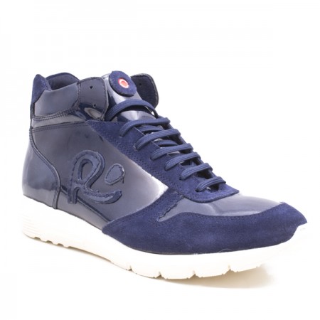Ανδρικό sneakers Robinson 2220 δερμάτινο μπλε